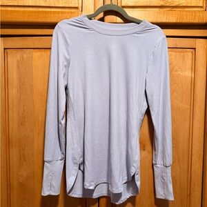 Super Soft Lavender Long Sleeve Top